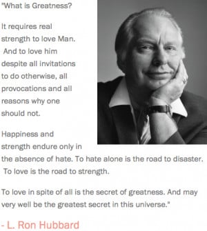 PHOTO AND QUOTE COURTESY OF L. RON HUBBARD LIBRARY