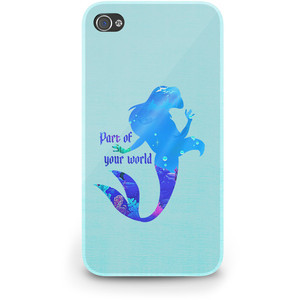 Ariel Quote Little Mermaid Disney - Hard Cover Case iPhone 5 4 4S 3 ...