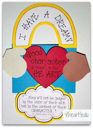 Character Counts {Martin Luther King Jr. Craftivity & Printables}