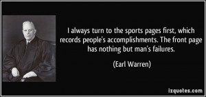 always turn to the sports pages first, which records people's ...