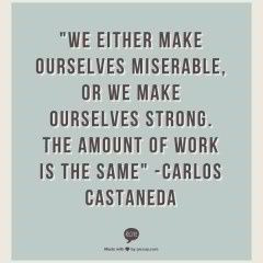 Life Quote: Carlo Castaneda, Work Ethic, Daily Reminder, Remember This ...