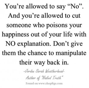 ... self serving negative nature anyway. Walk away and don't let them