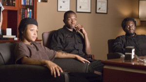 Snoop Pearson Marlo Stanfield and Chris Partlow in office