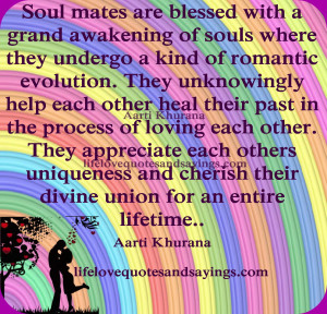 Soul mates are blessed with a grand awakening of souls where they ...