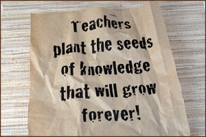 Gardening “Planting the Seeds” Teacher Gift