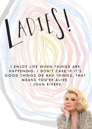 We will miss you, Joan.