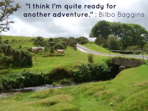 ... quite ready for another adventure lord of the rings quote by bilbo