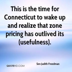 Sen Judith Freedman - This is the time for Connecticut to wake up and ...