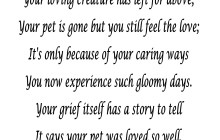 Sympathy Quotes About Death Pet Loss Write In Card Expressions Verse