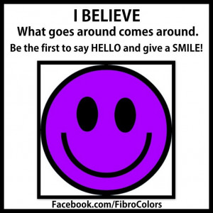 Hello and Smile! Facebook.com/FibroColors