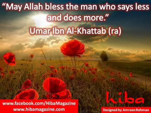 Golden Words of Hazrat Umar Ibn Al-Khattab (ra)