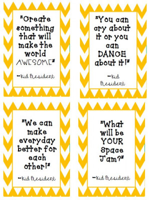 also created some posters of his most famous quotes from 
