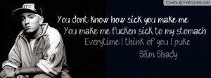 Eminem- Puke Profile Facebook Covers