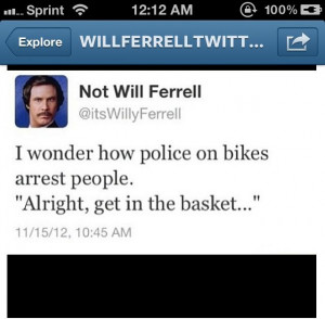 Not Will Ferrell Funny Tweet
