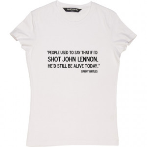 Garry Birtles John Lennon Quote White Women's T-Shirt. The legendary ...