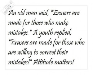 Attitude matters quote