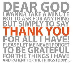 THANK YOU, lord!! More