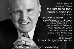 Leaders, stop doing this | Jack Welch’s dvice on reacting to ...