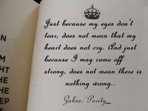 heart, life, quote, strength, tears, text