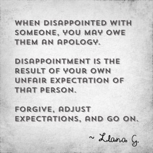 quote on disappointment.