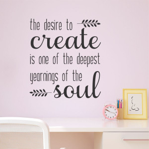 Desire to Create Vine Wall Quotes™ Decal