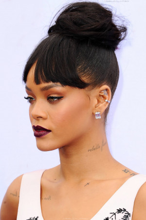 Hair of the Week Rihanna at “HOME” premiere in Los Angeles