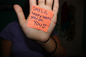 Smile, happy looks good on you