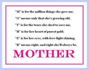 Quotes About Missing Your Mother