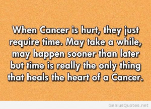 When Cancer is hurt, life cancer true story