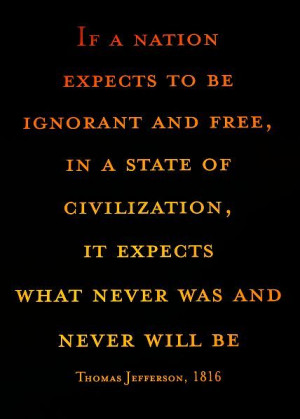 Thomas Jefferson (The 3rd President of the United States) - Ignorance ...