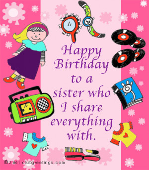 Happy Birthday Funny Quotes For Sister