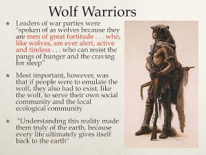 Quotes from: Joseph Marshall III. 1995. On Behalf of the Wolf and the ...