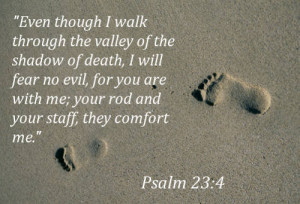 ... The Valley Of The Shadow Of Death, I Will Fear No Evil - Bible Quote