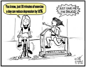 Exercise vs. Medication for Depression