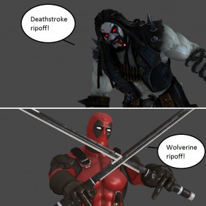 Injustice: Lobo vs Deadpool by xXTrettaXx