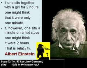... easier life made possible by the thoughts and work of Albert Einstein
