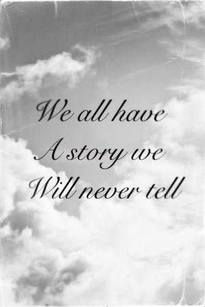 We all have a story