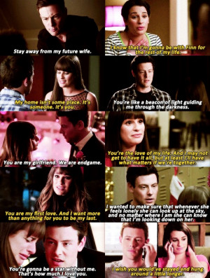 Finn Hudson And Rachel Berry Quotes