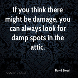 If you think there might be damage, you can always look for damp spots ...