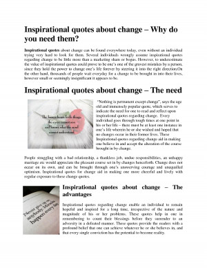 Inspirational quotes about change by karenstephen