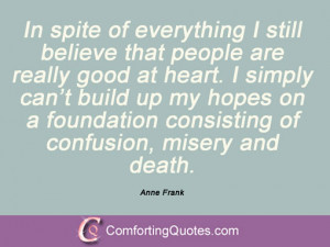 Anne Frank Despite Everything Quote