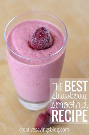 Strawberry Smoothie Recipes, Strawberries Smoothie Recipes, Frozen ...