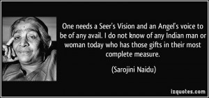 Seer's Vision and an Angel's voice to be of any avail. I do not know ...