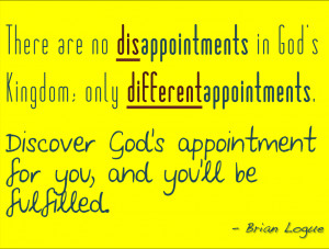 To Quote my husband...on Appointments