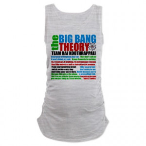 ... bang theory gifts big bang theory tops raj quotes maternity tank top