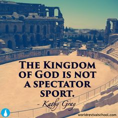 ... of god is not a spectator sport reviv church spectat sport quot
