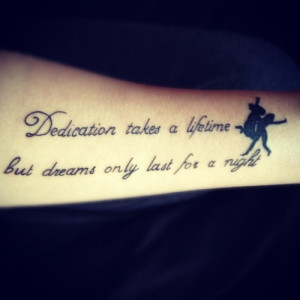 cool, dedication, omg, pretty, quote, tattoo