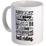 Bull Riding Gift Mug