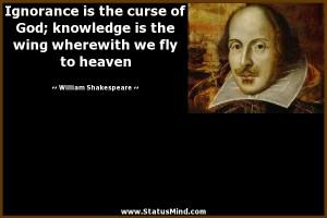 ... wherewith we fly to heaven - William Shakespeare Quotes - StatusMind