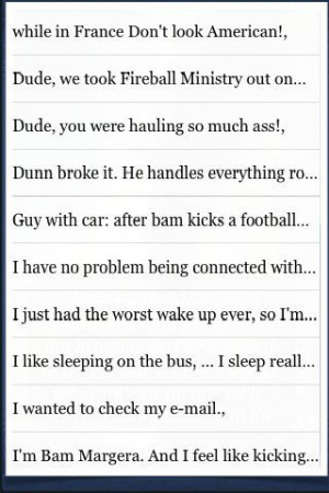 Best Bam Margera quotes application in the store.